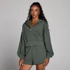 Sweat à capuche zippé Lifestyle MP femme - Vert nuage