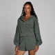 Sweat à capuche zippé Lifestyle MP femme - Vert nuage