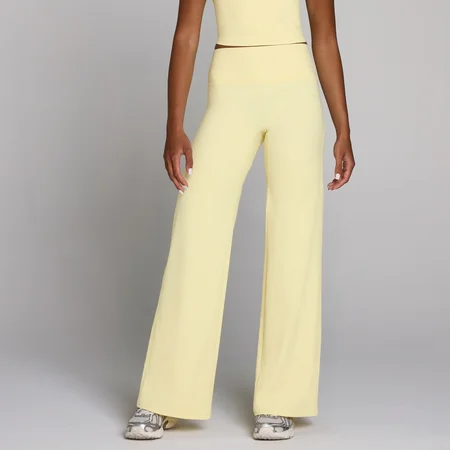 Legging jambes larges Tempo MP femme - Crème beurrée