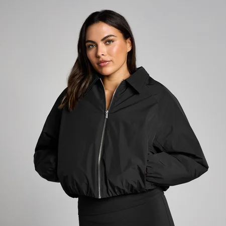 Veste zippée à col MP femme - Noir