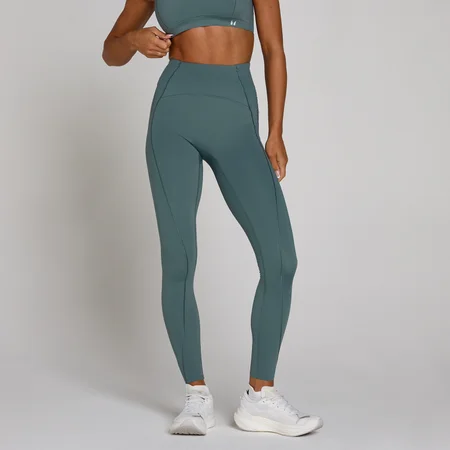 Legging coutures galbantes Tempo Ultra MP femme - Bleu futur