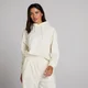 Sweat à capuche en molleton MP femme - Perle