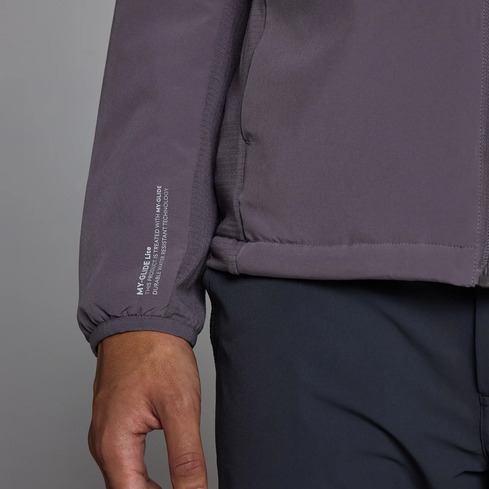 Veste hybride isolante MP homme - Gris chiné foncé - MImage4