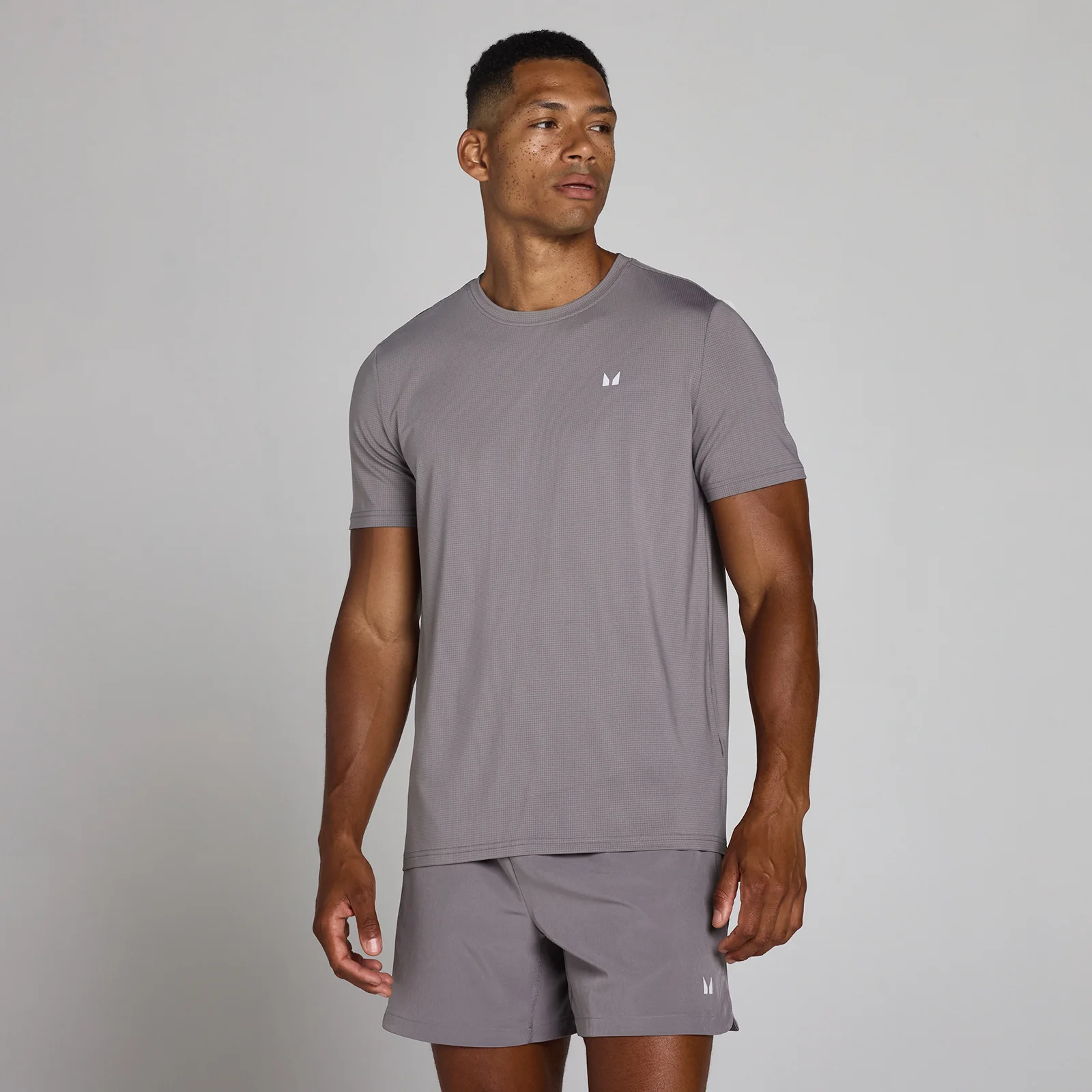 MP Men's Training Grid T-Shirt - Graphite - XSImage1