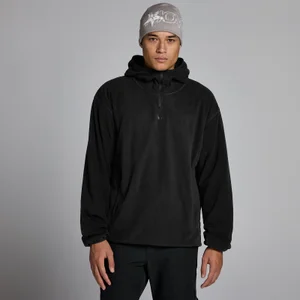 Sweat à capuche 1/4 zip molleton MP homme - Noir - Size L