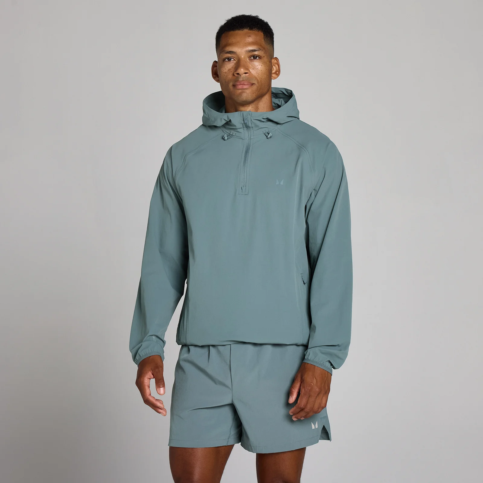Veste d'entraînement tissée Ultra 1/4 zip MP homme - Bleu futur - XSImage1