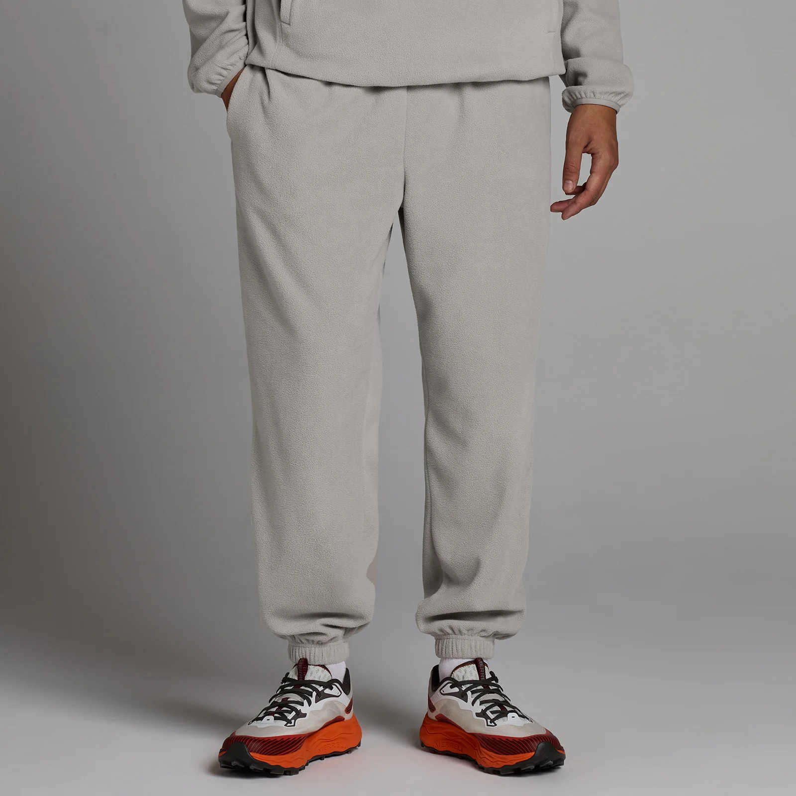 Jogging molleton MP homme - Gris chiné - LImage1