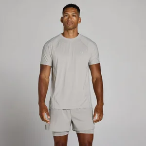MP Men's Training Ultra Mesh T-Shirt - Chalk Grey - Size M