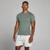 T-shirt côtelé MP Lift coupe muscle fit homme - Gris métallisé