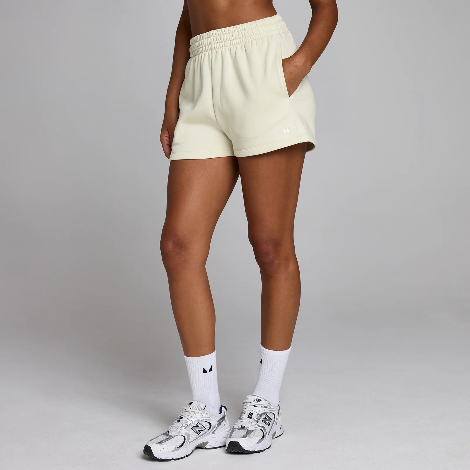 Short molleton Basics MP femme - Poussière du désert - XLImage1