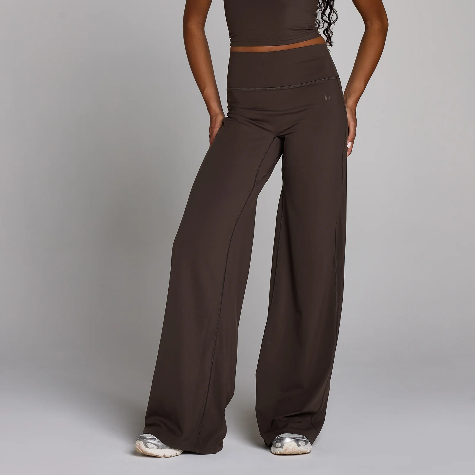 Pantalon large Tempo MP femme tall - Cacao - XSImage1