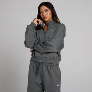 Blouson aviateur zippé Basics MP femme - Gris foncé - Size S