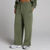 Jogging jambe droite Basics MP femme - Olive délavé