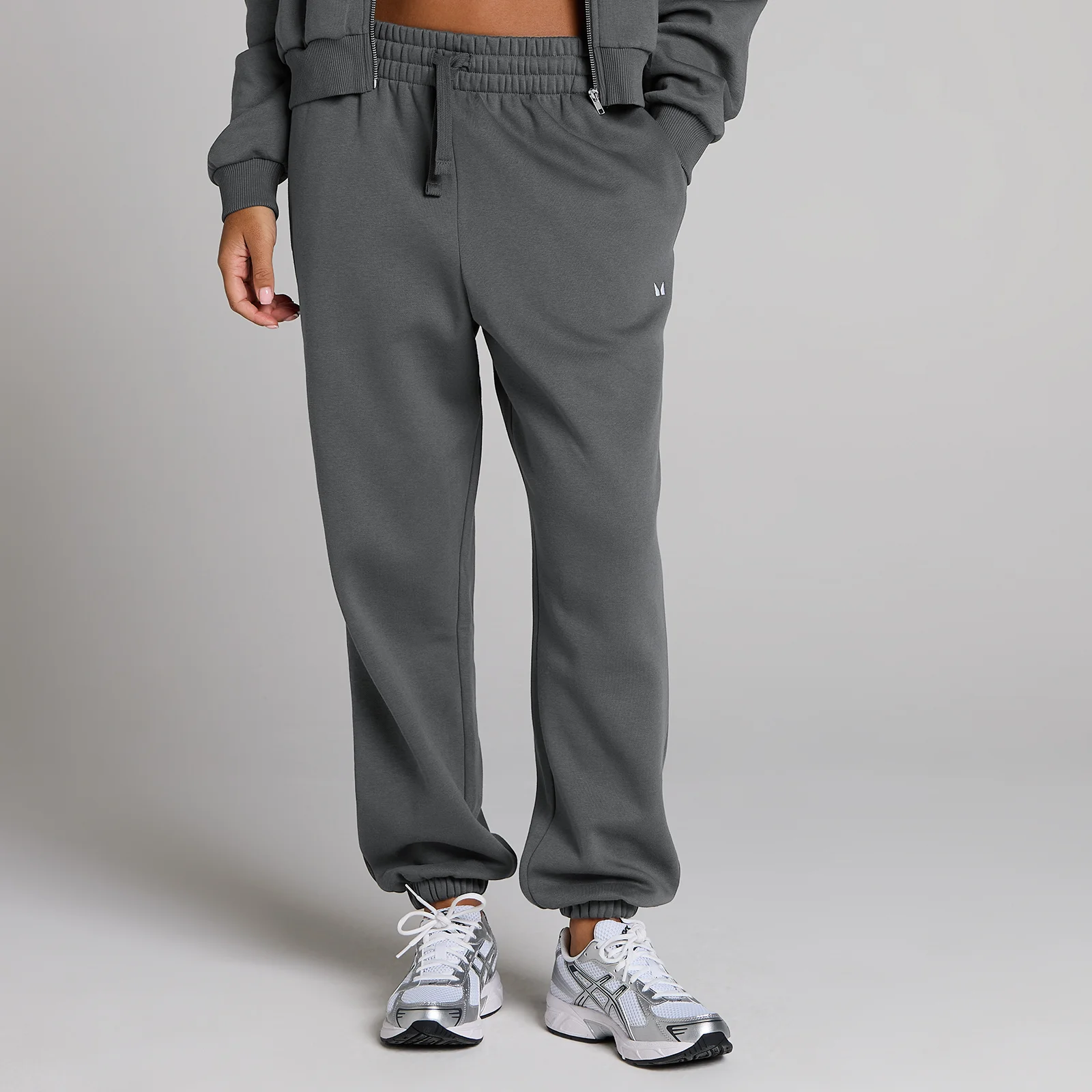 Jogging oversize Basics MP femme - Gris foncé - SImage1