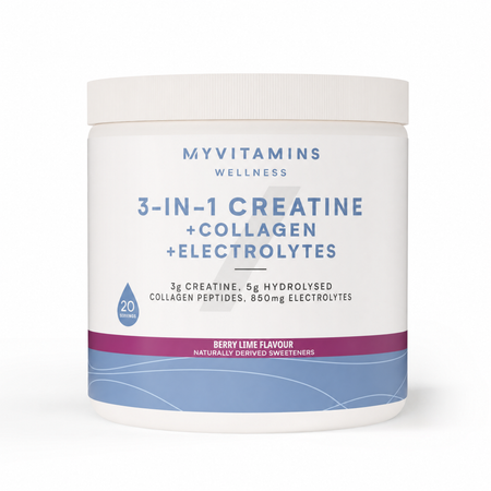 Créatine 3-en-1 + Collagène + Électrolytes