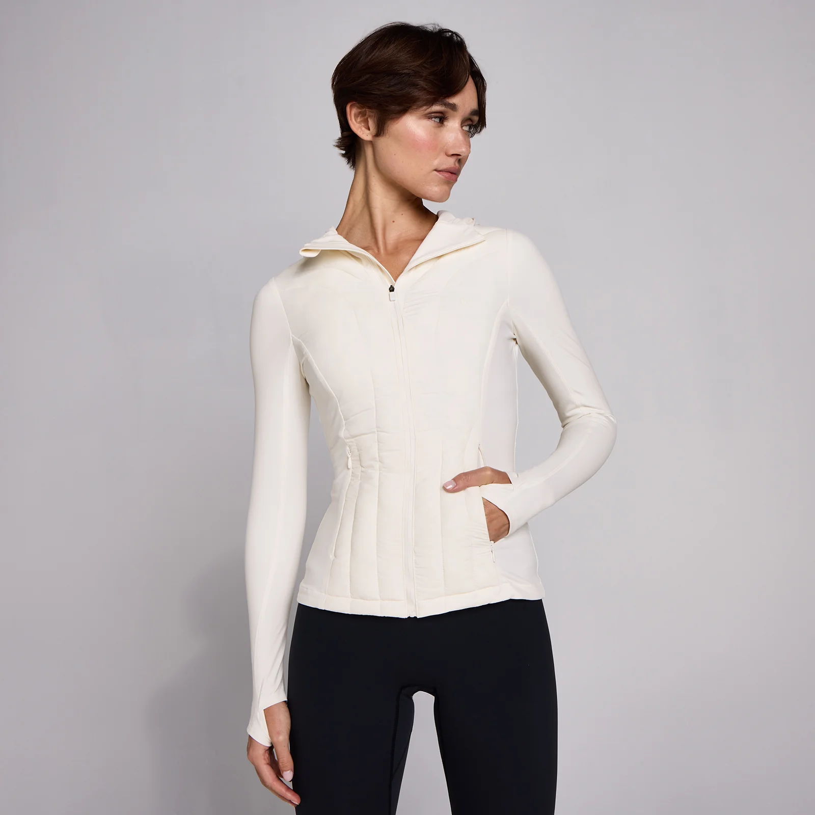 Veste hybride SculptForm MP femme - Pearl - XSImage2