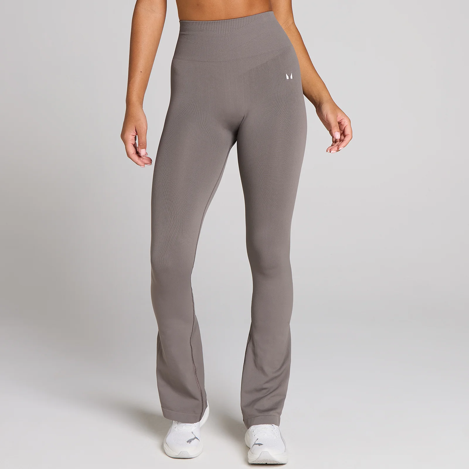 Legging évasé sans couture Tempo MP femme - Truffe foncée - SImage1