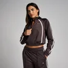 Veste de survêtement tricot MP femme - Cacao/Vanille