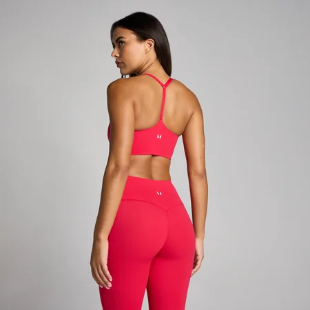 Brassière de sport dos nageur à bretelles MP Tempo femme - Piment