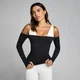 MP Femme Tempo Off The Shoulder LS Haut - Noir