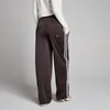 Jogging jambe droite tricot MP femme - Cacao/Vanille