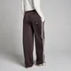 Jogging jambe droite tricot MP femme - Cacao/Vanille