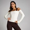 MP Femme Tempo Off The Shoulder LS Haut - Vanille