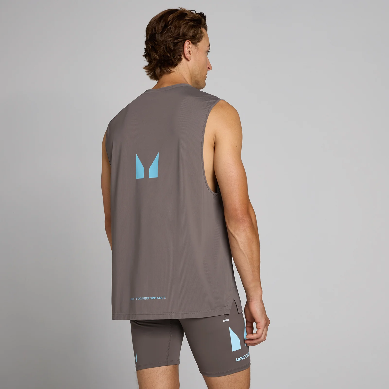 Débardeur Hybrid Mesh MP homme - Gris cendré - XXLImage1