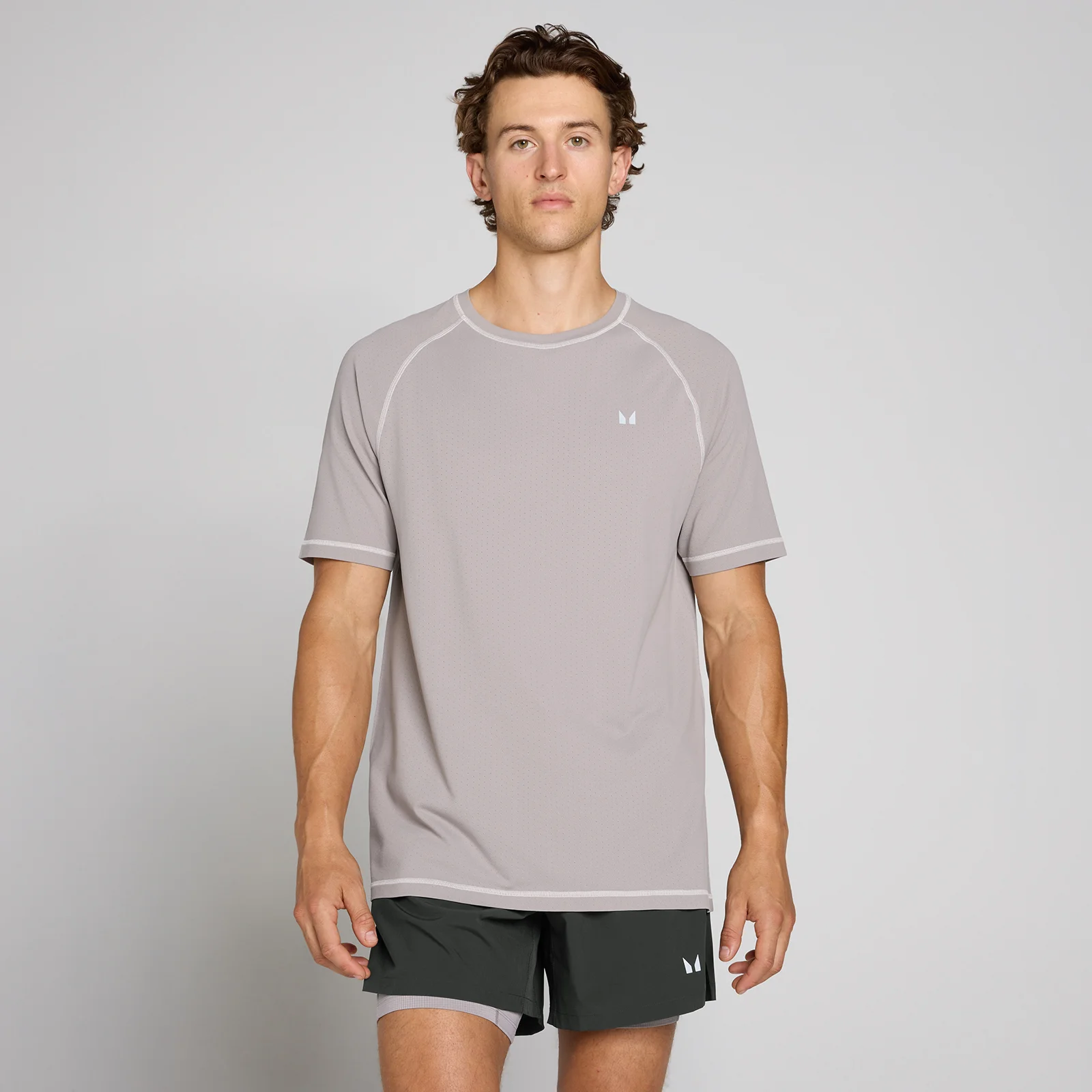 T-shirt sans couture MP Velocity Ultra homme - Champignon - XSImage1