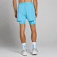 Short 2-en-1 léger Hybrid MP homme 5" - Bleu céruléen