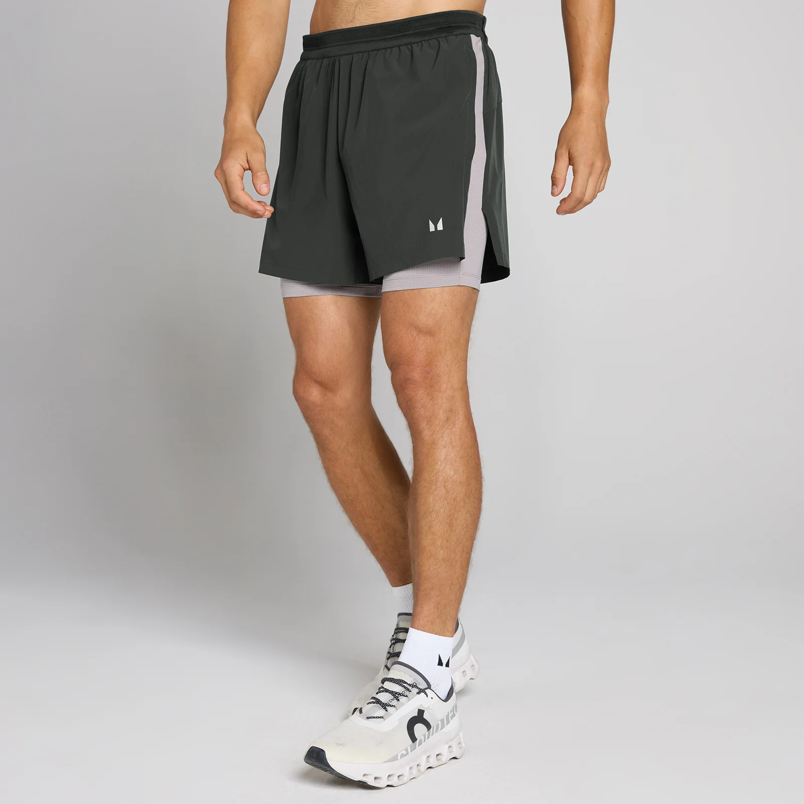 Short 2-en-1 Velocity Ultra MP homme 5" - Noir délavé - XSImage1