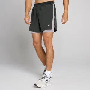 Short 2-en-1 Velocity Ultra MP homme 5" - Noir délavé - Size XS