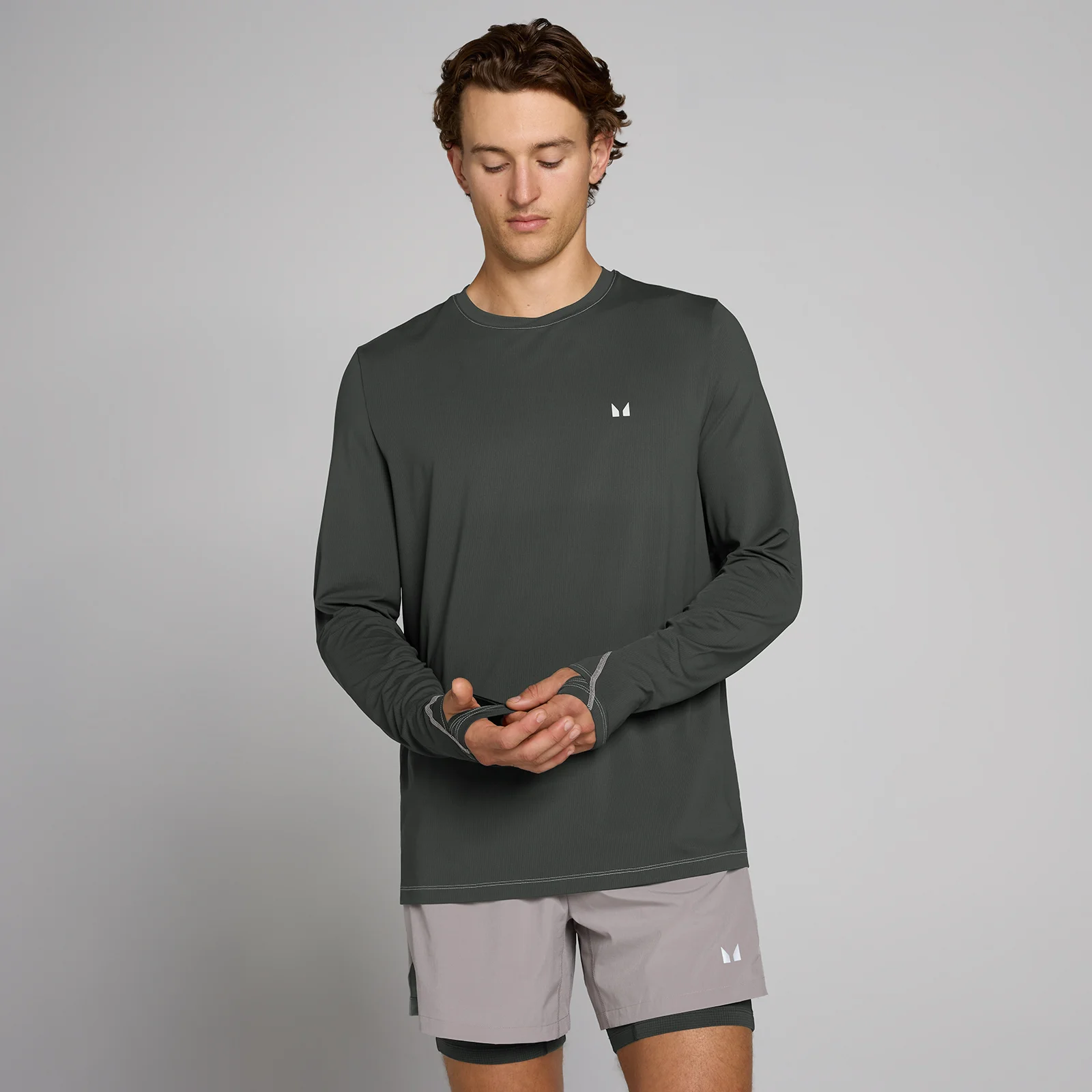 Haut à manches longues Velocity Ultra MP homme - Noir délavé - XSImage1
