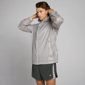 Coupe-vent à motif quadrillé Velocity Ultra MP homme - Gris nuageux - Size XS