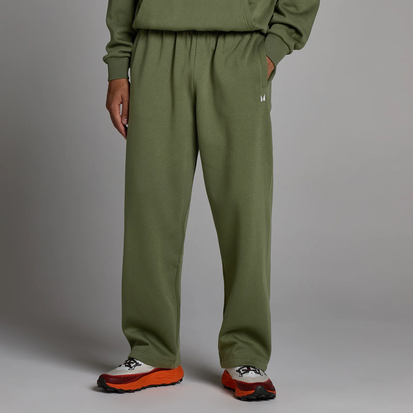 Jogging coupe droite MP Rest Day homme - Olive délavé - LImage1