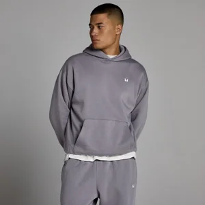 Sweat à capuche oversize MP Rest Day homme - Gris chiné foncé - Size XS