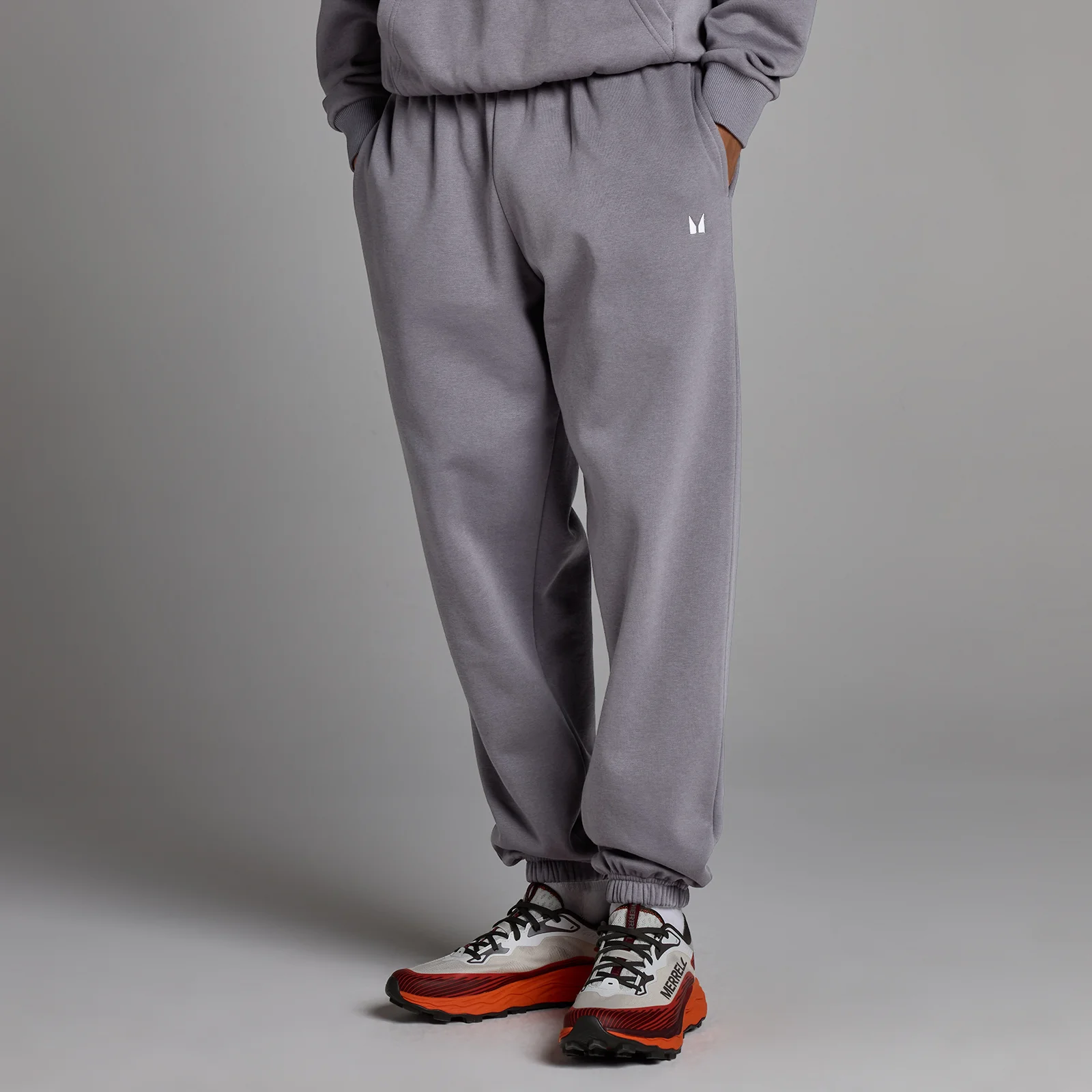 Jogging oversize MP Rest Day homme - Gris chiné foncé - XSImage1