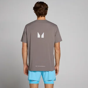 T-shirt mesh hybride MP homme - Gris cendre - Size XS