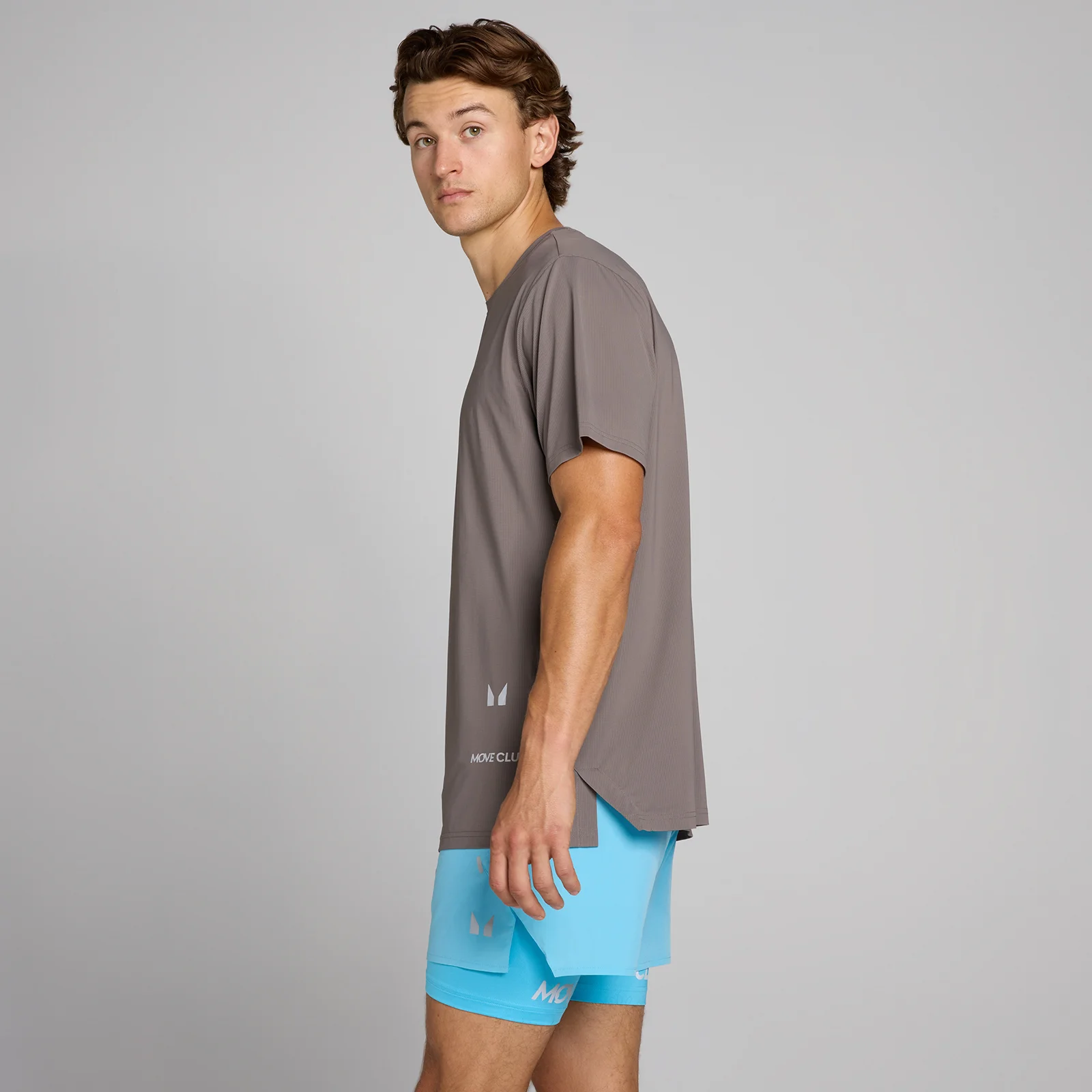 T-shirt mesh hybride MP homme - Gris cendre - XSImage2