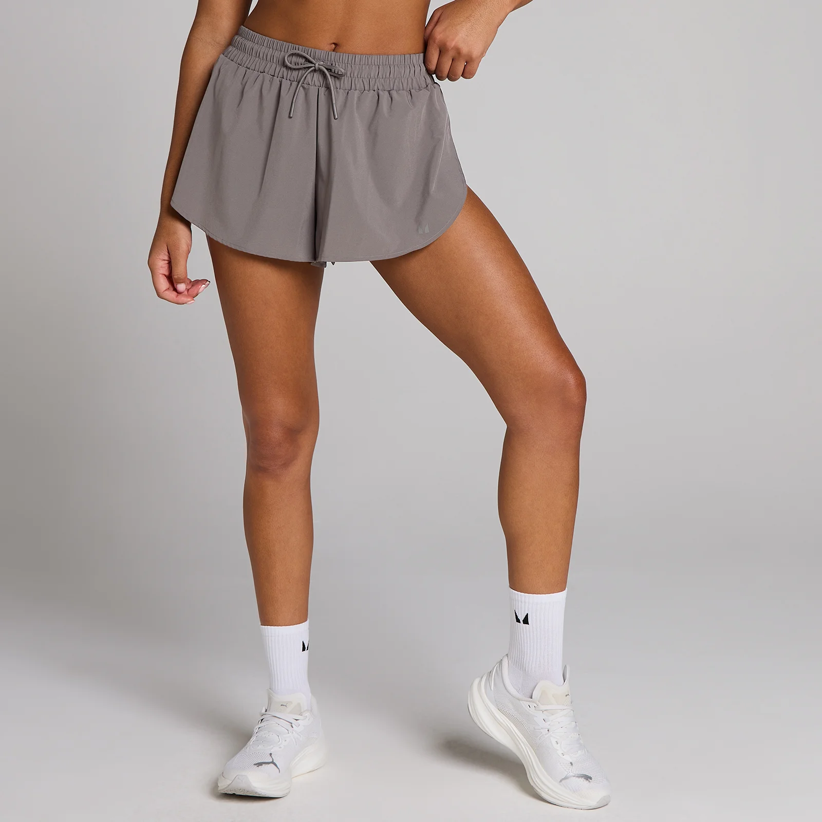 Short tissé fluide MP femme - Truffe foncé - SImage1