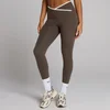 Legging MP Tempo Contrast femme - Chocolat