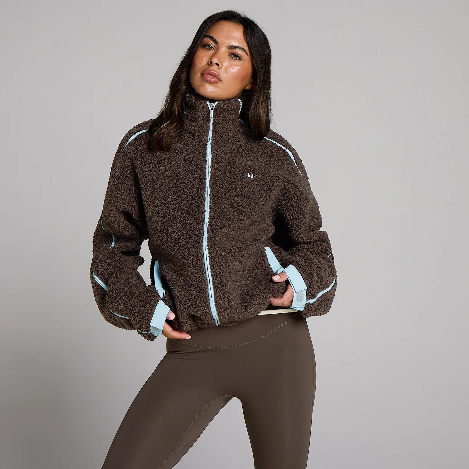 Veste zippée en polaire MP pour femme - Chocolat - XSImage1