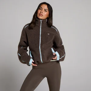 Veste zippée en polaire MP pour femme - Chocolat - Size XS