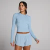 Top manches longues MP Tempo femme avec ouvertures pour les pouces - Bleu denim