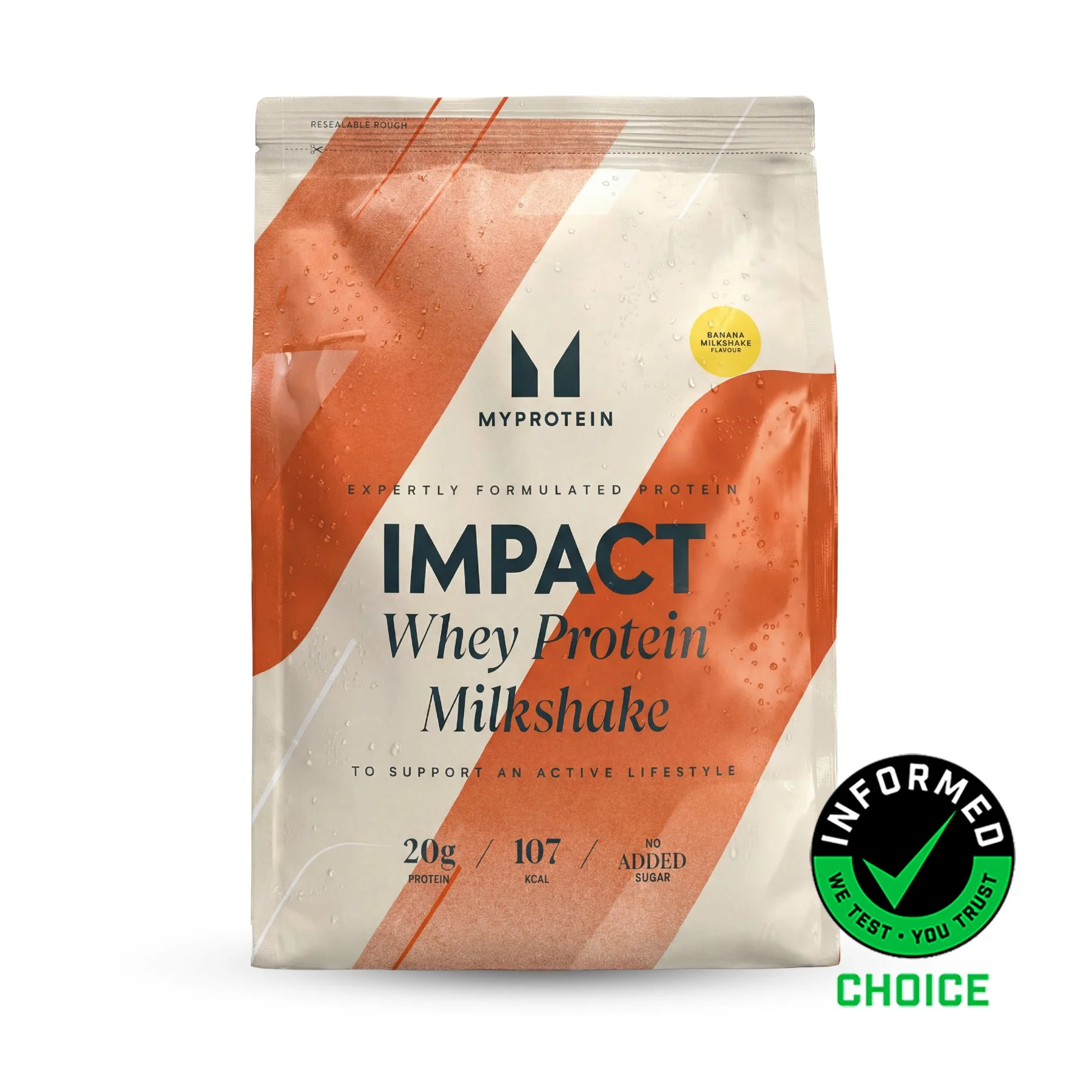Impact Whey Protein - 870G - 30portions - Banana (Milkshake)Image1