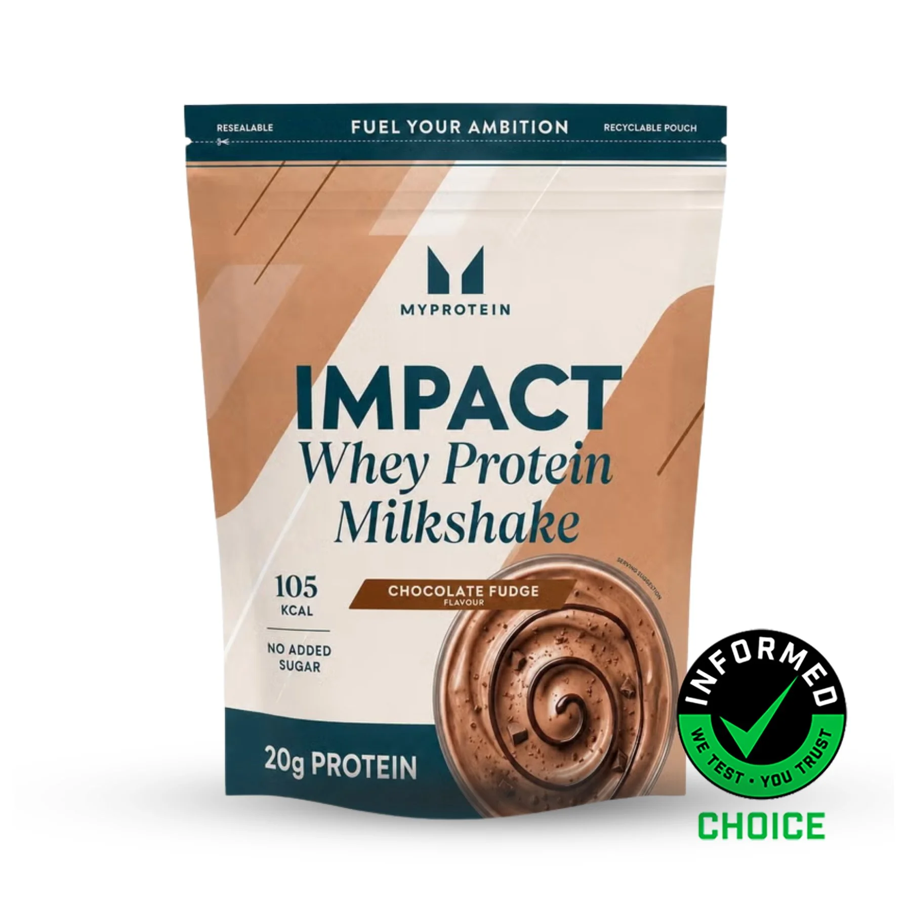 Impact Whey Protein - 2610g - 90portions - Chocolate Fudge (Milkshake)Image1