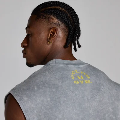MP X Gold's Homme Washed Graphic Oversized Tank - Steel Blue - XLImage6