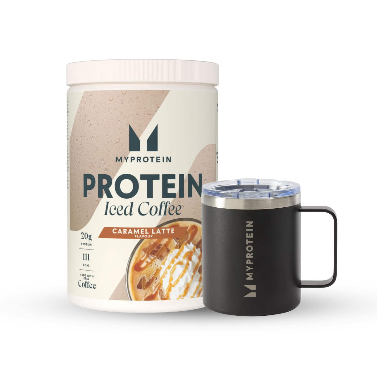 Bundle Café Glacé Protéiné - 20portions - Black Coffee Cup - Iced Caramel LatteImage1