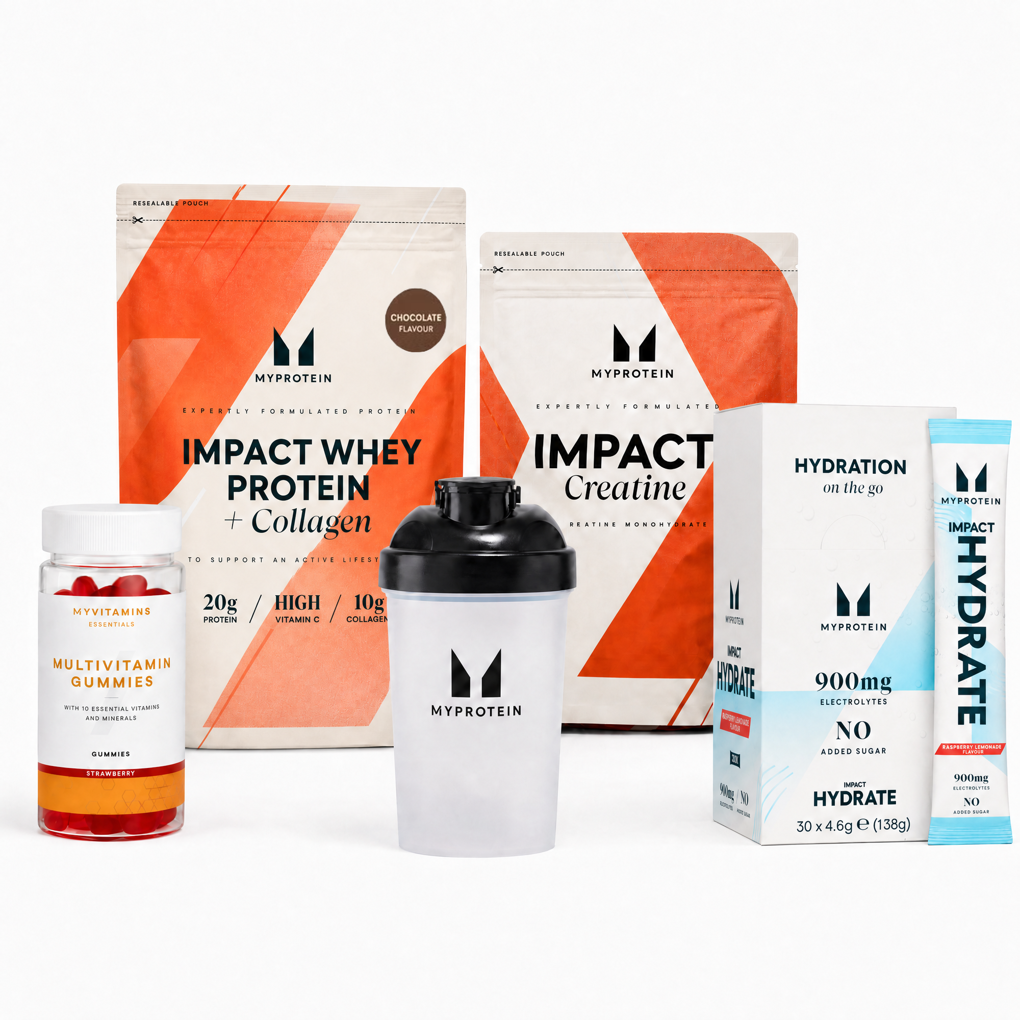 Impact Week Protein Bundle - Raspberry Lemonade - 30portions - ChocolateImage1