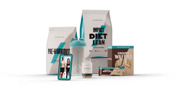 Un mélange de produits protéinés de Myprotein et Myvegan pour faciliter la tonification musculaire.